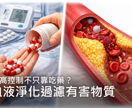 三高控制不只靠吃藥？試試血液淨化過濾有害物質