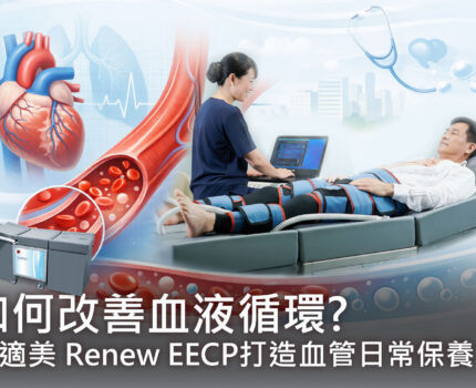 Renew EECP 如何協助循環與血管健康？打造血管日常保養的新選擇