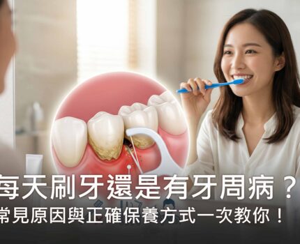 每天刷牙還是有牙周病？常見原因與正確保養方式一次教你！