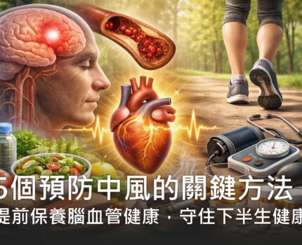 5個預防中風的關鍵方法：提前保養腦血管健康，守住下半生健康