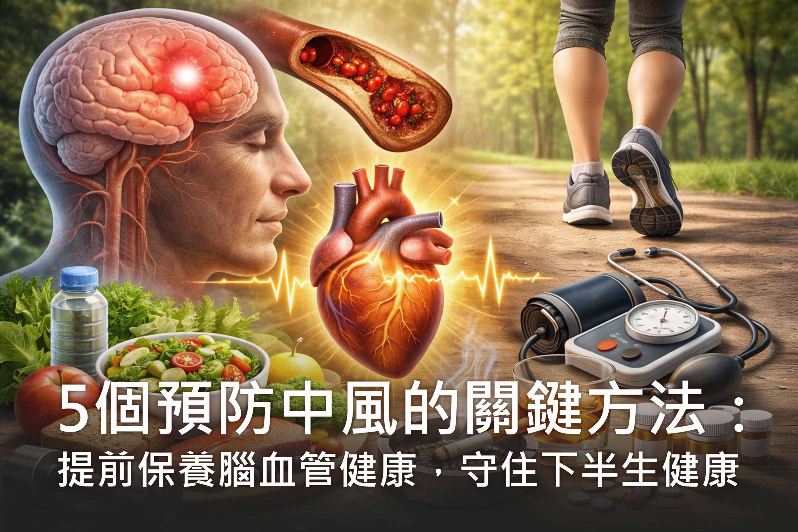 5個預防中風的關鍵方法：提前保養腦血管健康，守住下半生健康