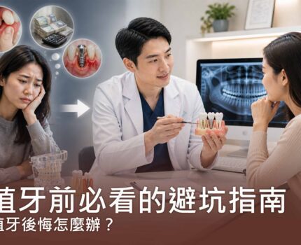 植牙後悔怎麼辦？植牙前必看的避坑指南：如何挑選良心牙醫與診所？